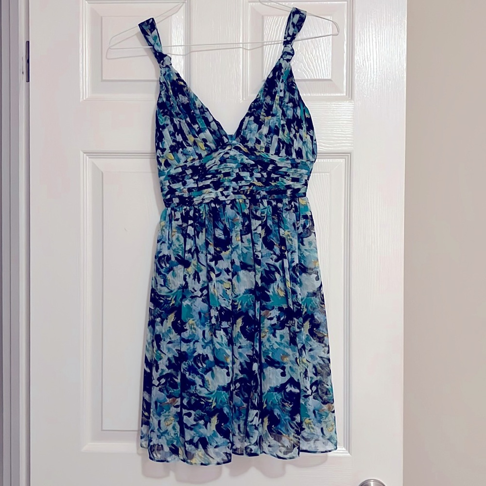 BGBGeneration blue multicolor dress